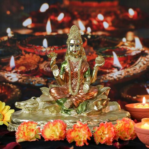 تمثال الآلهة الهندوسية جانجا - تمثال إله الرب الهندي جانج ما مورتي تمثال هندوسية للمنزل معبد بوجا ماندير بوذا بوجا ديكور ديوالي هدية مذبح اليوغا ضريح الصلاة الروحية in Kuwait