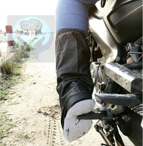 Rain Waterproof Boot Cover Non-Slip Shoes Cover Foldable Portable Reusable PVC Snow Sole Overshoes Galoshes for Women 7.5-8.5 Men6.5-7 Cycling Camping Fishing Travel Black, XL in Saudi Arabia