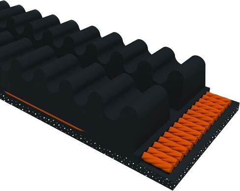 حزام D&D PowerDrive 3VX450/04 بحزام 3/8 × 45 بوصة OC 4 in Kuwait