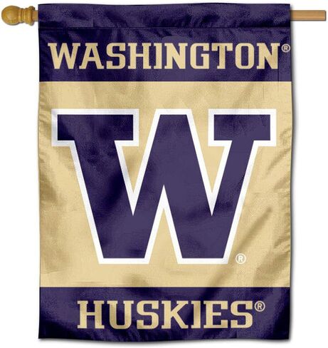 College Flags & Banners Co. Washington Huskies Banner House Flag in Saudi Arabia