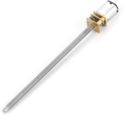 DC 6/12V N20 Metal Speed Reduction Motor Micro Electric Motor with Long Output Shaft M4 x 100mm(6V 100RPM) in Saudi Arabia