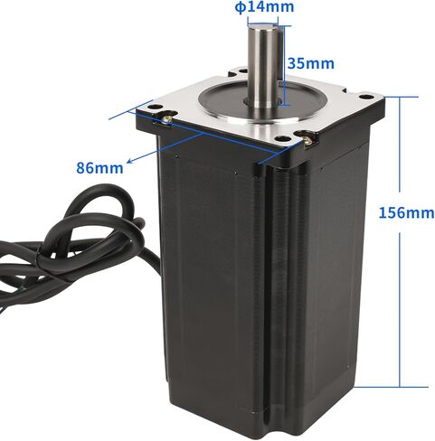 محرك متدرج NEMA 34 86x156 مللي متر 6.2A 11.6Nm لطابعات Anycubic Mega Series DIY ثلاثية الأبعاد وطارد CNC، جهاز توجيه CNC in Kuwait