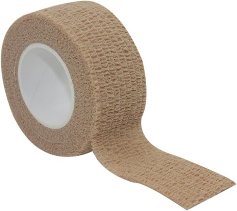 Self Stick Cohesive Bandage Latex 1"x5 Yards First Aid Bandages Stretch Sport Wrap Vet Tape for Wrist Ankle Sprain and Swelling,Skin in Saudi Arabia