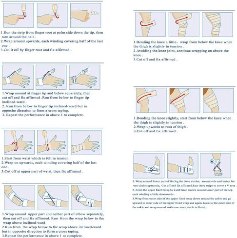 Self Stick Cohesive Bandage Latex 1"x5 Yards First Aid Bandages Stretch Sport Wrap Vet Tape for Wrist Ankle Sprain and Swelling,Skin in Saudi Arabia