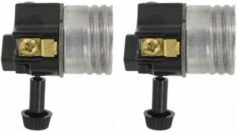 Leviton 10083-M حامل مصباح كهربائي بدائرة واحدة، 250 وات، ساطع، متوسط، جسم فينولي، غلاف من الألومنيوم، حزمة مقاولة، أسود in Saudi Arabia