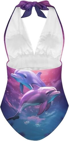 ZOUTAIRONG S-3XLWomens قطعة واحدة المايوه الخامس الرقبة ثوب السباحة الصليب عارية الذراعين مايوهات الدانتيل يصل ملابس السباحة in Saudi Arabia