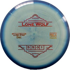 Lone Star Disc Bravo Lone Wolf | Understable Disc Golf Midrange | Durable & Smooth Premium Plastic | Easy to Throw Midrange Disc | Colors May Vary