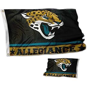 WinCraft Jacksonville Jaguars Double Sided Allegiance Flag