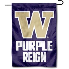 College Flags & Banners Co. Washington Huskies Purple Reign Garden Flag