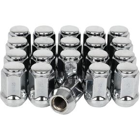 SCITOO 20Pcs Lug Nuts M12x1.25 Wheel Lug Nut 3/4"(19mm) Hex End Lug Nuts Replacement for Subaru Series