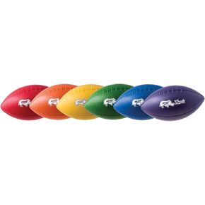 Champion Sports RSMFSET 8.5 Inch Rhino Skin Medium Bounce Mini Football Set