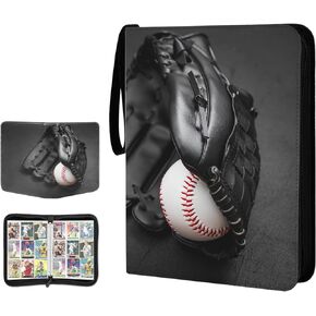 900 pockets Baseball Card Binder, Baseball Card Holder with Removables Sleeves, Resistant Sport card Binder, Luxurious Trading Card Binder, Water Proof Collection Card Holder, Tarjetero Baseball