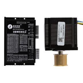 Cloudray Leadshine 3 Phase Stepper Motor 573S09-L-18 Stepper Driver 3DM580 for CO2 Laser Engraving Cutting Machine