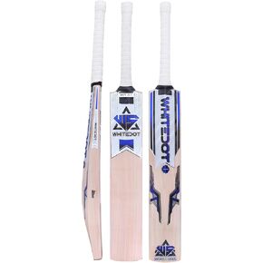 3.1 Blue Kashmir Willow Cricket Bat - 1160-1200 Gram Balanced - Size Six - (Blue-3.1-Six)