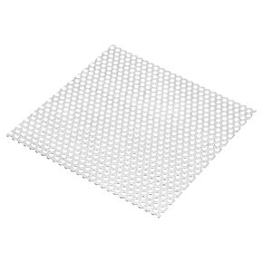 PATIKIL 11.8" L x 11.8" W Perforated Metal Sheets, 16Ga 0.2" Hole 304 Stainless Steel Mesh Stagger Expanded Perforated Metal Plate for Ventilation Filtration