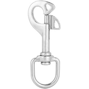 Dioche 3.7 Inch Swivel Snap Hooks, Diving Hook, Hook Swivel Snap Bolt Kit Diving Hook, Stainless Steel Bolt Snaps for Diving Keychain Dog Leash Camera Strap Clothesline