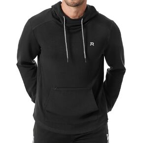 JMIERR Mens Athletic Hoodies Sport Sweatshirt Solid Muscle Fit Drawstring Pullover Sweatshirts with Zipper Kanga Pockets in Saudi Arabia