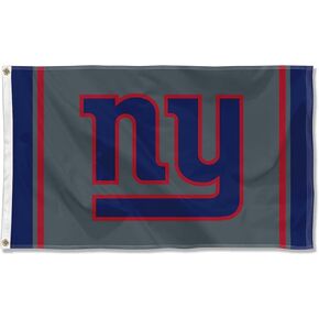 WinCraft New York Giants Blackout Sideline Flag Outdoor Indoor 3x5 Foot Banner