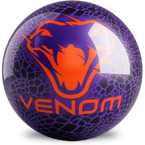 On The Ball Bowling Motiv Venom Spare Bowling Ball - Purple/Orange 8lbs