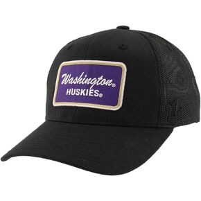 ZHATS Standard NCAA Officially Licensed Snapback Hat Big Rig Patch Black Brick, One Size