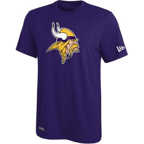 New Era NFL Football Men's Stadium Logo Short Sleeve Performance T-Shirt, Minnesota Vikings, X-Large