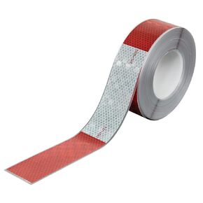 Premium Grade DOT-C2 Approved Reflective Tape, Thin Flexible Professional Vehicle Conspicuity Tape for Trailers, RV, Trucks, Cars, Outdoor Equipment