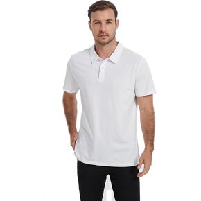 Men's Polo Shirts Short Sleeve Performance Sport Golf Shirt Casual T-Shirt