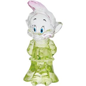 Enesco FACETS Disney Snow White and The Seven Dwarfs Dopey Miniature Figurine, 3.5 Inch, Green