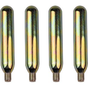 CO2 Rearming Cylinder for Auto Manual Version of Inflatable Jackets Life Vests Waist Belt Personal Flotation Device PFD-Rearming Accessories 1/2-inch Replacement 33 Gram Thread CO2 Cartridges 4 PCS