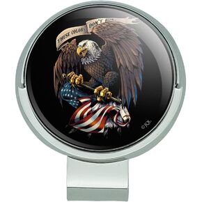 GRAPHICS & MORE These Colors Don't Run Patriotic Eagle USA American Flag Golf Hat Clip with Magnetic Ball Marker