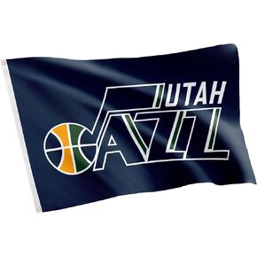 Desert Cactus Utah Jazz Flag NBA 100% Polyester Indoor Outdoor 3x5 feet National Basketball Association Team Flags (Flag #2)