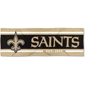 WinCraft New Orleans Saints Large 2x6 Foot Banner
