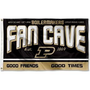 Purdue Boilermakers Fan Man Cave Banner Flag