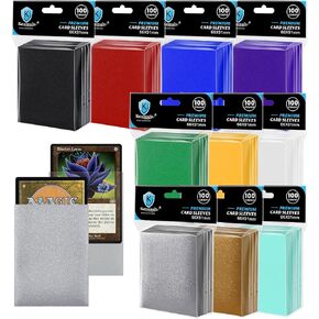 1000CT MTG Card Sleeves, Clear Front Textured Back Card Sleeves Deck Card Protectors, Standard Size Card Sleeves for Magic The Gathering, Baseball Card, Sports Cards, Game Card in Kuwait