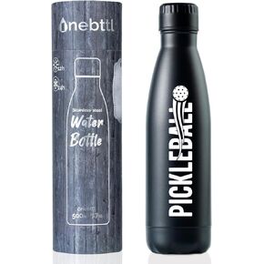 Onebttl Pickleball Gifts for Pickleball Lovers, Pickleball Accessories, 17oz Insulated Stainless Steel Drinking Bottle, Best Gifts for Christmas/Birthday