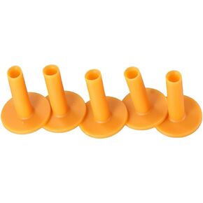 Pokinge 5pcs Rubber Golf Tee Holder Set 70mm Golf Practice Tees Stand Ball Holder Indoor Outdoor Golf Tees Training Tool for Golfer