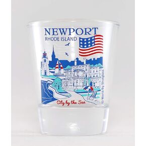 Newport Rhode Island Great American Cities Collection Shot Glass