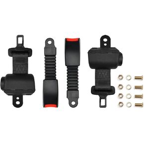 2 Pack Golf Cart Seat Belt Kits Retractable Seatblet Fits Most of Golf Cart Like EZGO, Yamaha, Club Car, UTV, Model B