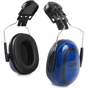 GREEN DEVIL Hearing Protection Ear Muffs SNR 27dB/NRR 22dB Noise Reduction Earmuff Head Band/Helmet Mounted/Behind The Head
