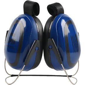 GREEN DEVIL Hearing Protection Ear Muffs SNR 27dB/NRR 22dB Noise Reduction Earmuff Head Band/Helmet Mounted/Behind The Head