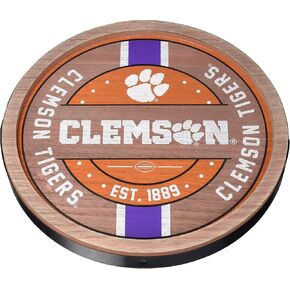 علامة برميل خشبية من FOCO NCAA Clemson Tigers للجنسين، علامة برميل خشبية، لون الفريق، نظام التشغيل
