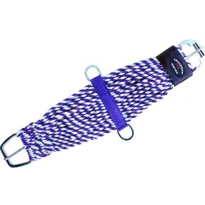 Horse Western 27 Strand Double Weave Two-Tone Mohair Roper Cinch Purple 97RT13