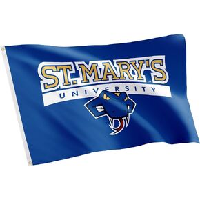 Desert Cactus St. Mary's University (TX) Flag Texas Rattlers StMU SM Flag Banners 100% Polyester Indoor Outdoor 3x5 feet Flags (Style 1)