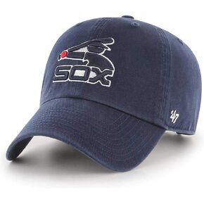 Chicago White Sox Vintage Cooperstown Blue Adjustable Clean Up Dad Slouch Cap
