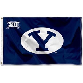 Brigham Young Cougars Big 12 Conference Large Grommet Banner Flag