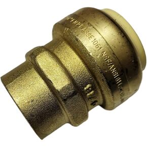 1 Piece XFITTING 1" Push Fit x 3/4" Female NPT Adapter