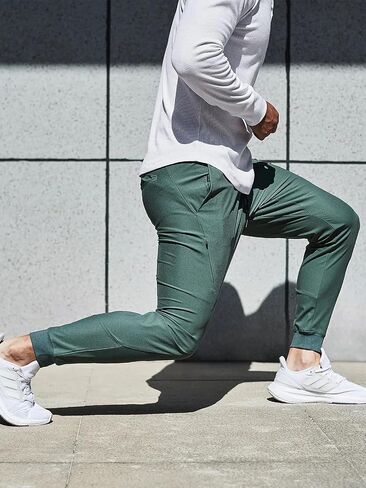 Men's Sweatpants Quick-Drying Stretch Sports Trousers Track Pants Running Workout in Saudi Arabia