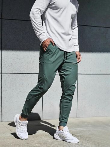 Men's Sweatpants Quick-Drying Stretch Sports Trousers Track Pants Running Workout in Saudi Arabia