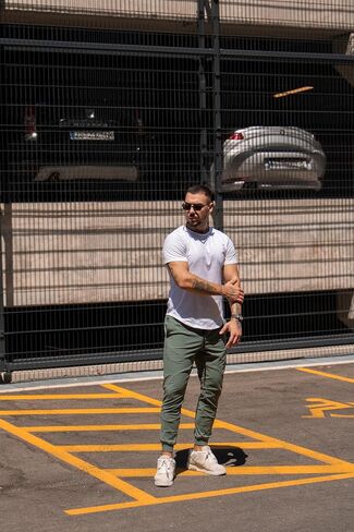Men's Sweatpants Quick-Drying Stretch Sports Trousers Track Pants Running Workout in Saudi Arabia