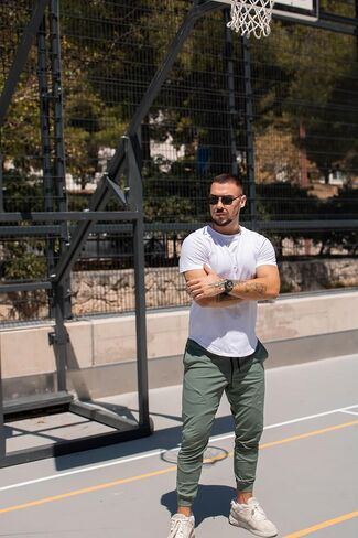 Men's Sweatpants Quick-Drying Stretch Sports Trousers Track Pants Running Workout in Saudi Arabia